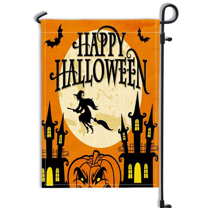 Bandera decorativa de Halloween de la bandera de Halloween al por mayor estampado de doble cara MOQ≥3pcs JDC-DCN-YIFEI001
