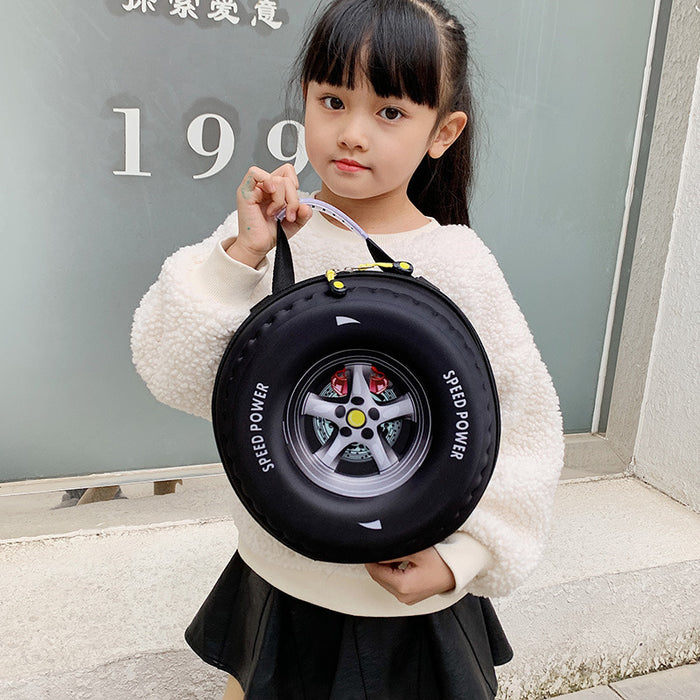 Wholesale cartoon kids schoolbag tire kindergarten backpack (M)  JDC-BP-Tongxi004