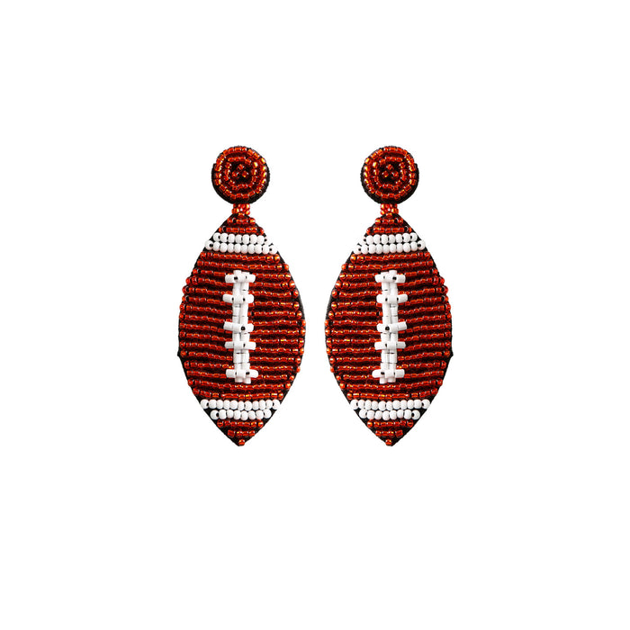 Wholesale Earrings Rice Beads Rugby MOQ≥2 JDC-ES-PREMJM002