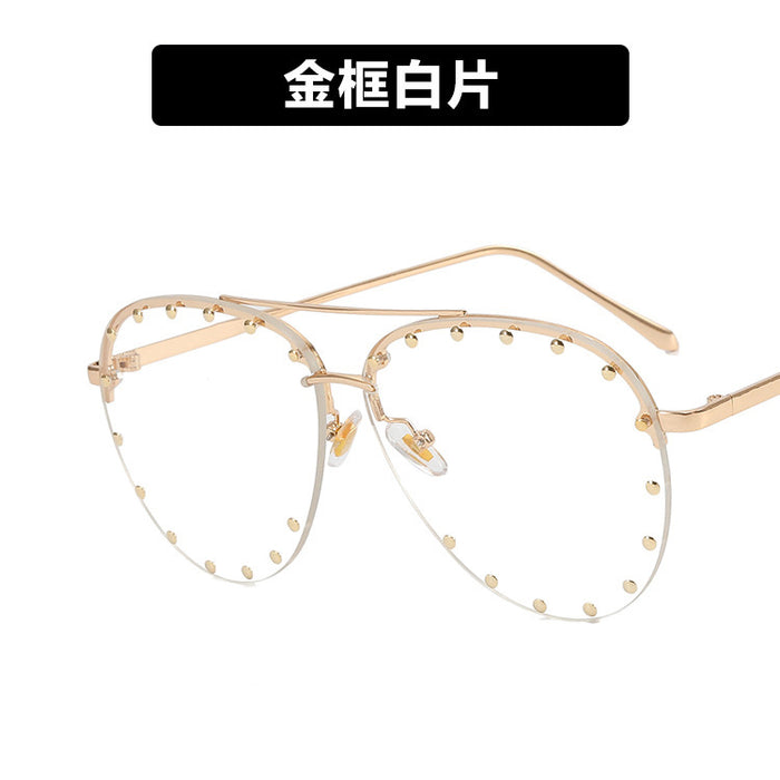 Wholesale rivet ladies driving glasses UV protection sunglasses JDC-SG-PLS068