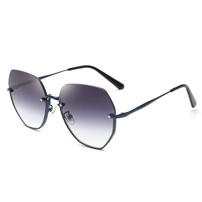 Wholesale Sunglasses PC UV Protection Half Frame Metal JDC-SG-KaiX027