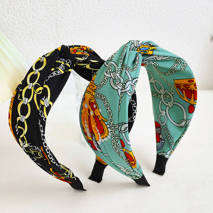 Wholesale fabric headband fashion print MOQ≥2 JDC-HD-MIs007