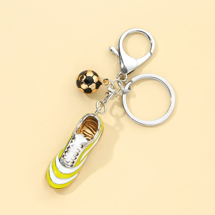 Wholesale Keychains Alloy Football Boots MOQ≥10 JDC-KC-Yongz009