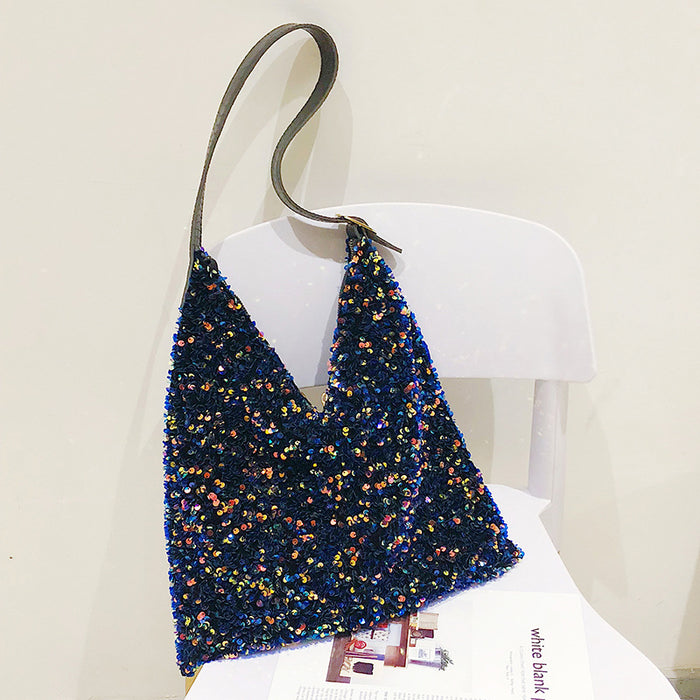 Wholesale Handbags Sequin Tote Underarm Bag JDC-HB-Qianb003