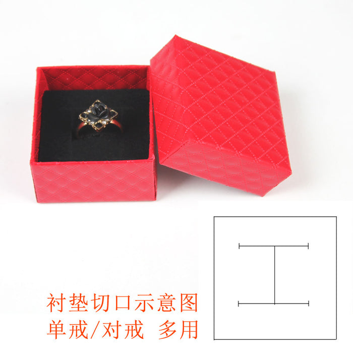 Caja de empaquetado de joyería de esponja de papel al por mayor JDC-JP-HAOKE002