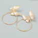 Jewelry WholesaleWholesale Alloy Butterfly Earrings JDC-ES-JL938 Earrings 氿乐 %variant_option1% %variant_option2% %variant_option3%  Factory Price JoyasDeChina Joyas De China