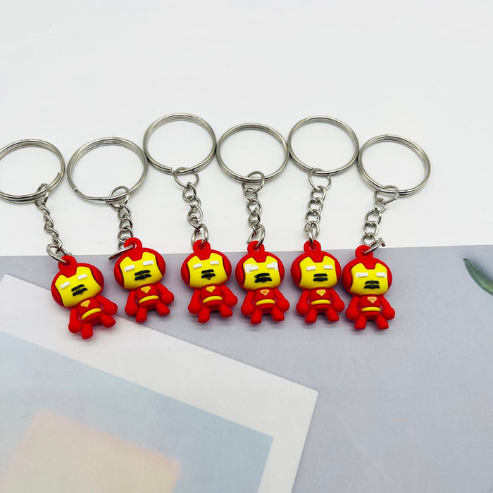 Wholesale random one Mini Iron Man Keychain Keyring Accessories JDC-KC-XiangY015