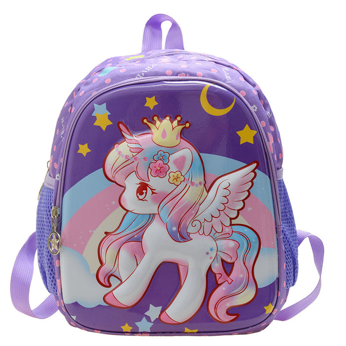 Wholesale Oxford Cloth Unicorn Kids Backpack MOQ≥3 JDC-BP-MF011