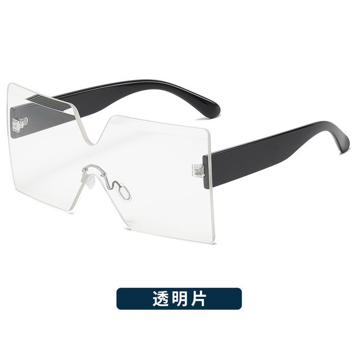 Jewelry WholesaleWholesale large frame frameless PC lens sunglasses JDC-SG-SengB014 Sunglasses 森邦 %variant_option1% %variant_option2% %variant_option3%  Factory Price JoyasDeChina Joyas De China