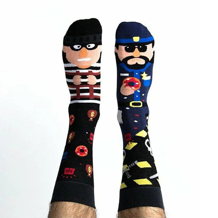 Wholesale Socks Cotton Fun Cartoon Asymmetrical Socks JDC-SK-QAng014