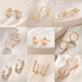 Jewelry WholesaleWholesale Simple Geometric Metal Earrings JDC-ES-xuping001 Earrings 旭平 %variant_option1% %variant_option2% %variant_option3%  Factory Price JoyasDeChina Joyas De China