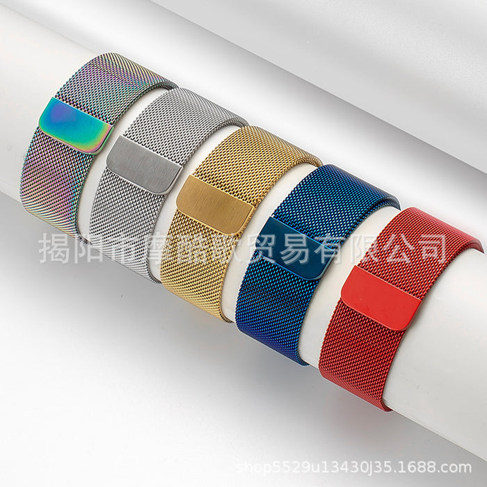 Jewelry WholesaleWholesale applicable Apple watch stainless steel magnetic watch band JDC-WD-MKG004 Watch Band 摩酷歌 %variant_option1% %variant_option2% %variant_option3%  Factory Price JoyasDeChina Joyas De China