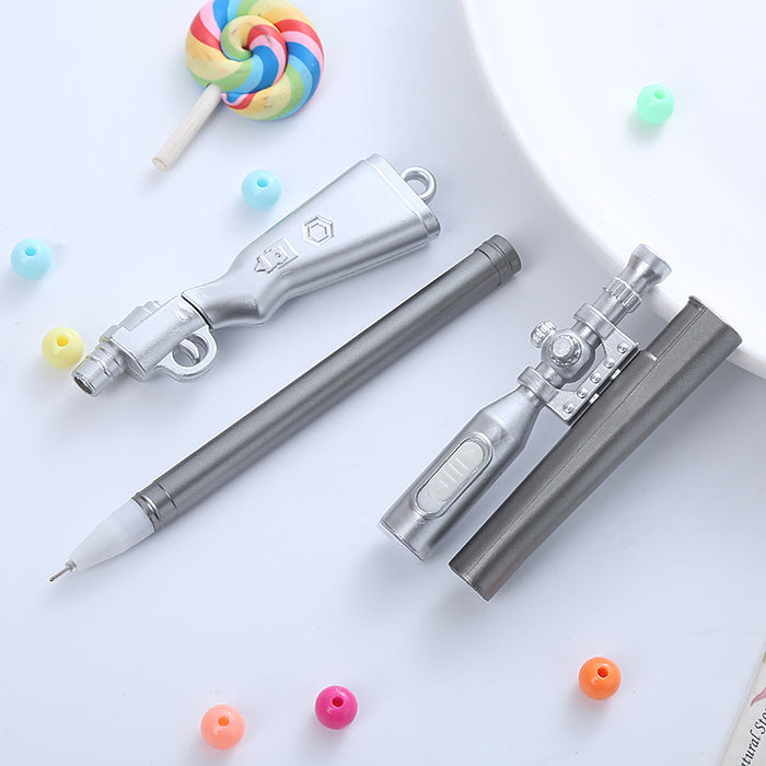 Wholesale Ballpoint Pen Plastic Creative LED Sniper Gel Gel Pen with Light JDC-BP-Liuj019