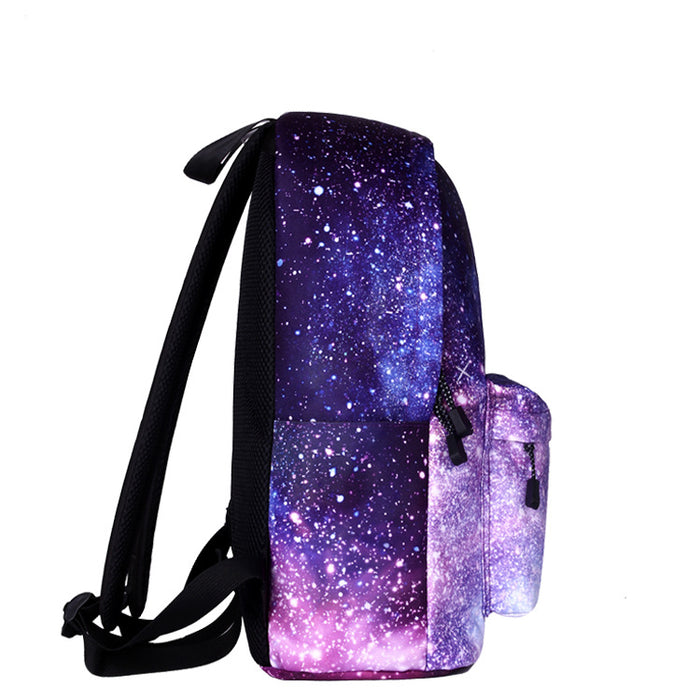 Wholesale Backpack Polyester Starry Night Sky JDC-BP-running002