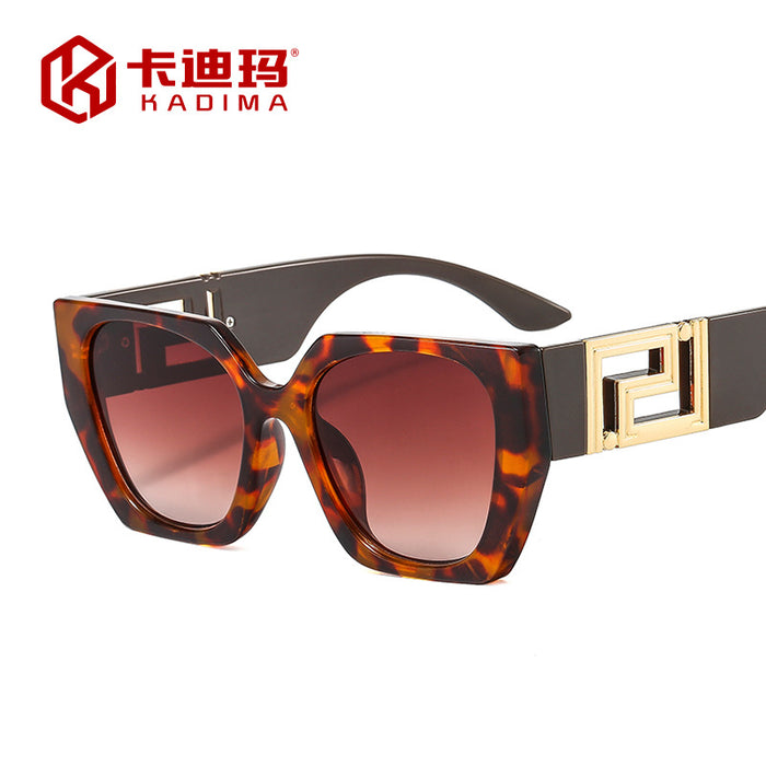 Gafas de sol de marco cuadrado mayor al por mayor con color y protección UV JDC-SG-XIA027