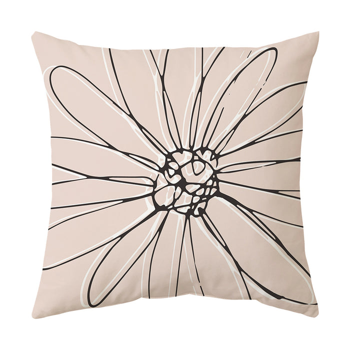 Casa de almohada de estampado floral abstracto geométrico al por mayor JDC-PW-yichen021