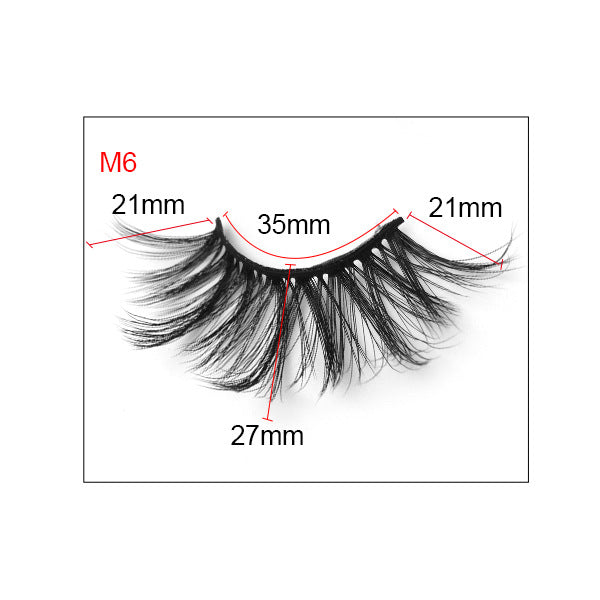 Wholesale 8D Imitation Mink Hair 25mm Natural Long Thicker False Eyelashes JDC-EY-MYan005