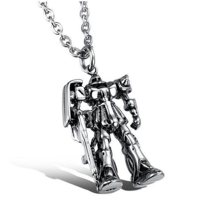 Collar de acero de titanio para hombres al por mayor Robot JDC-Ne-Panx001