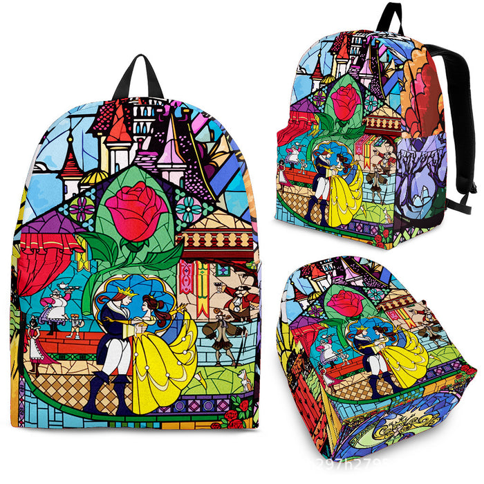 Wholesale Backpack Fabric Cartoon Printing Large Capacity (M) JDC-BP-Zhongx001