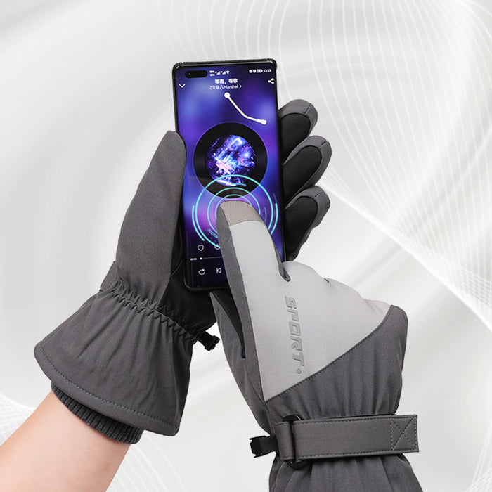 Wholesale Gloves Polyester Waterproof Thermal Outdoor Touch Screen JDC-GS-XiJL007