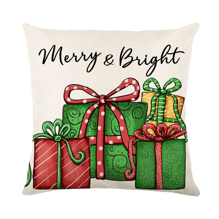 Wholesale Pillowcase Linen Without Pillow Print Christmas MOQ≥2 JDC-PW-Jinze006