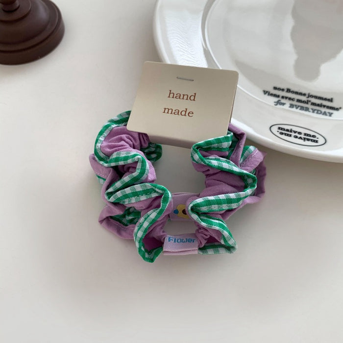 Wholesale hair ring fabric lattice JDC-HS-YJM002