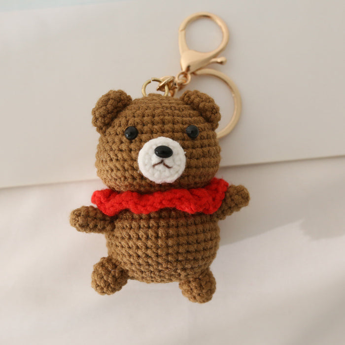 Wholesale release bag fragrant language high-quality hand-woven doll pendant MOQ≥3 JDC-KC-BDXY001