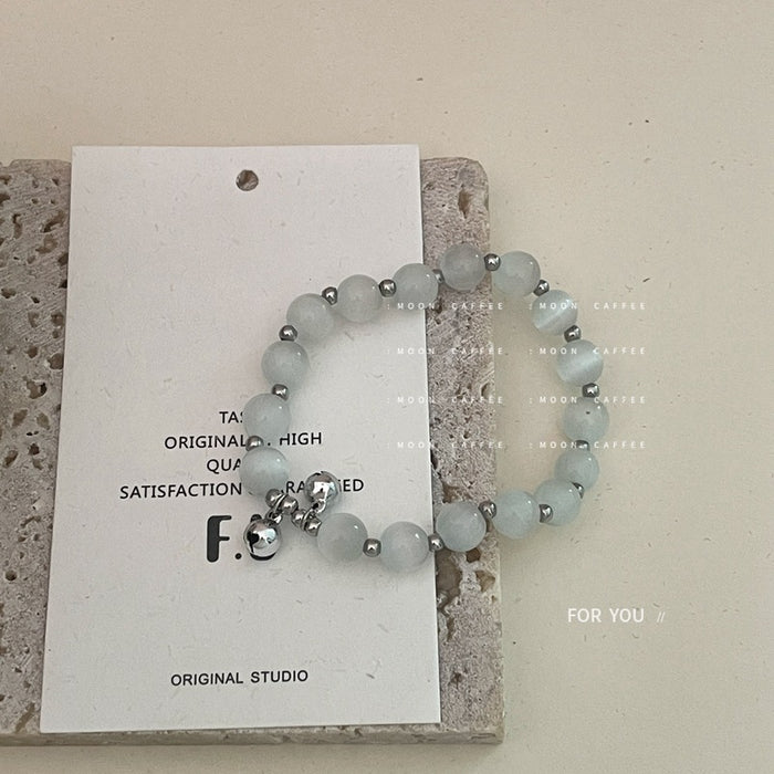 wholesale bracelet opal small bell elastic rope JDC-BT-JiaJ004