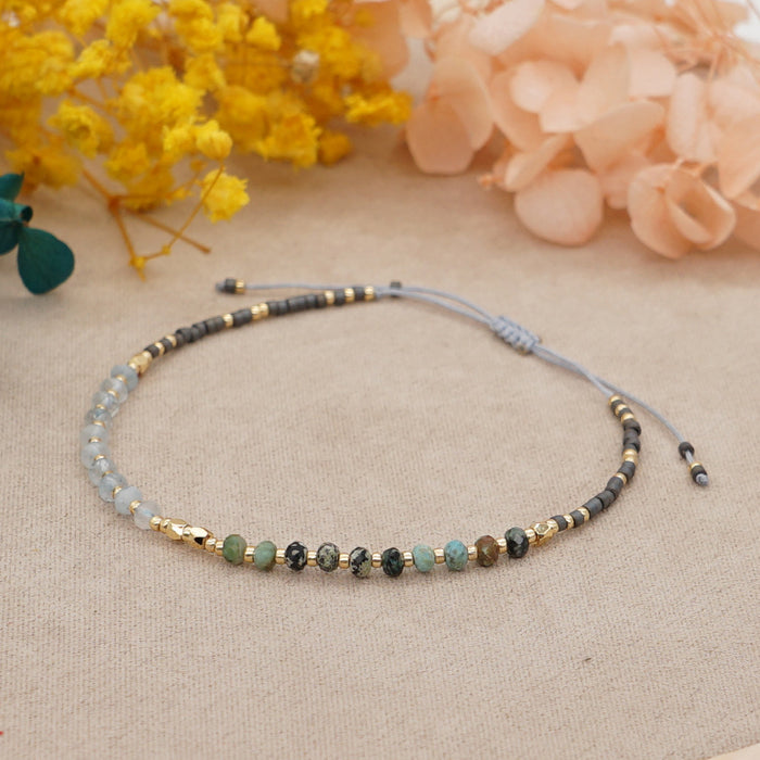 Wholesale Simple Bohemian Ethnic Style Agate Natural Stone Jewelry JDC-BT-GBH116