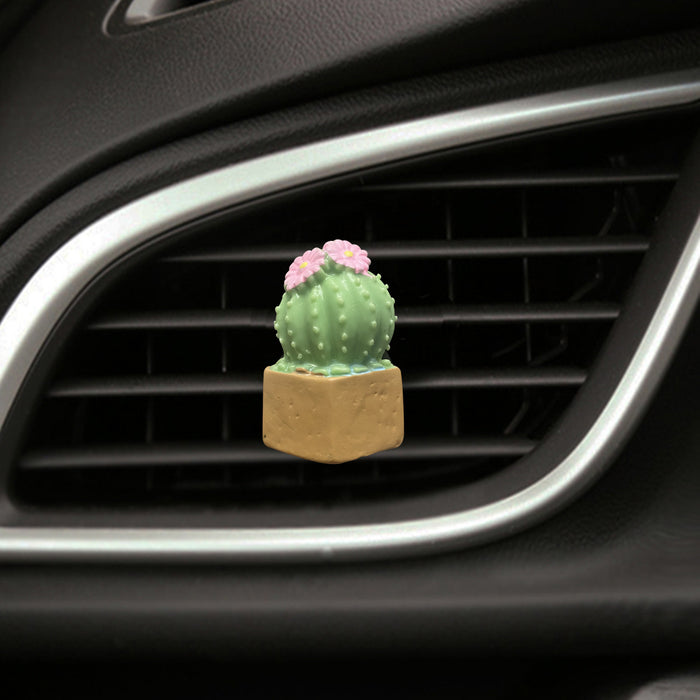 Wholesale Car Accessories Metal Cute Candy Color Small Potted Plant Air Outlet Perfume Clip JDC-CA-ZNYK006
