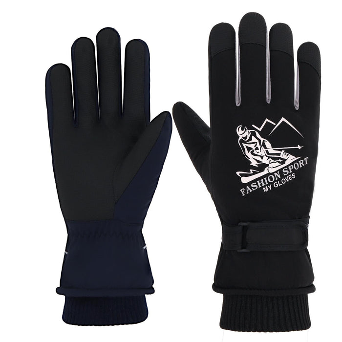 Wholesale Gloves PU Palm Anti-Slip Outdoor Warming Touch Screen JDC-GS-MYuan009