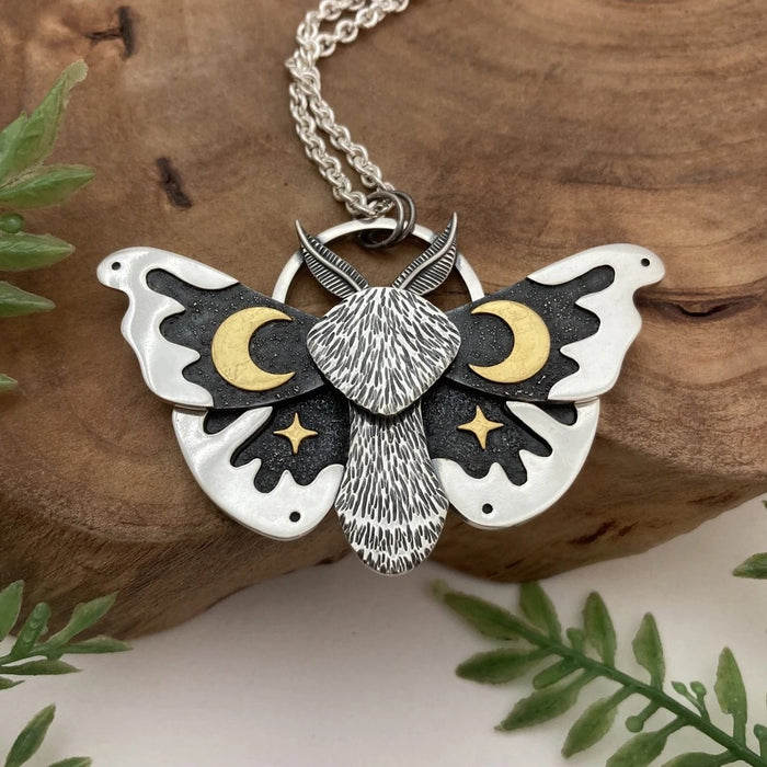 Wholesale Necklace Alloy Silver Moths JDC-NE-MingC006