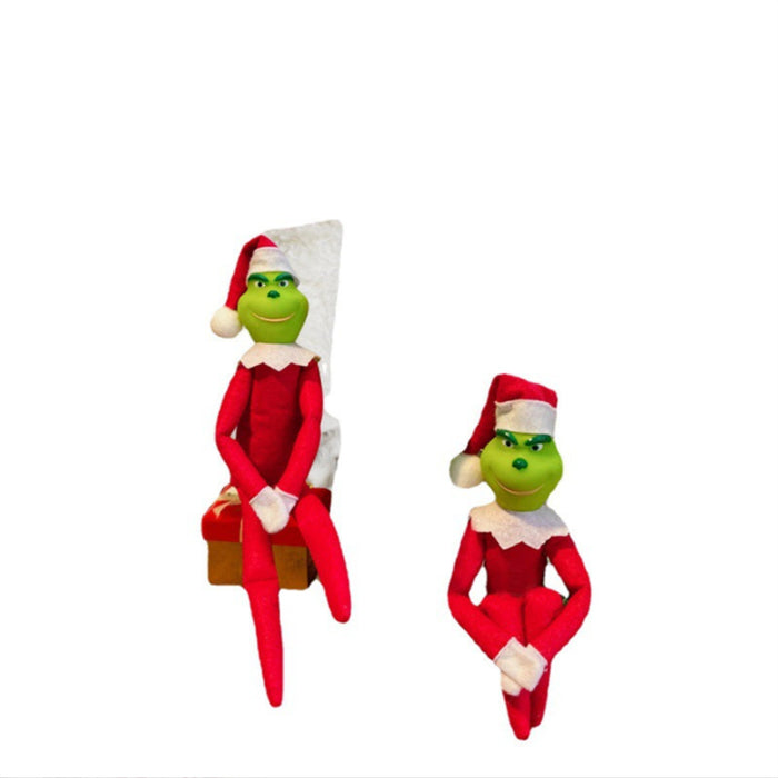Wholesale Toy Doll Christmas Elf Fabric Ornament Pendant MOQ≥5 JDC-FT-DiChenWJ001