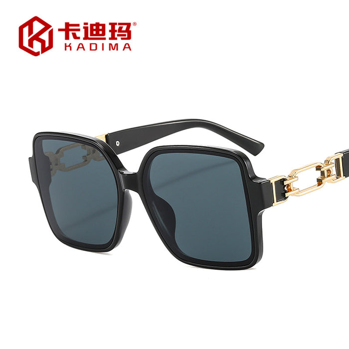 Gafas de sol lisas de marco grande al por mayor JDC-SG-XIA021 de alta calidad