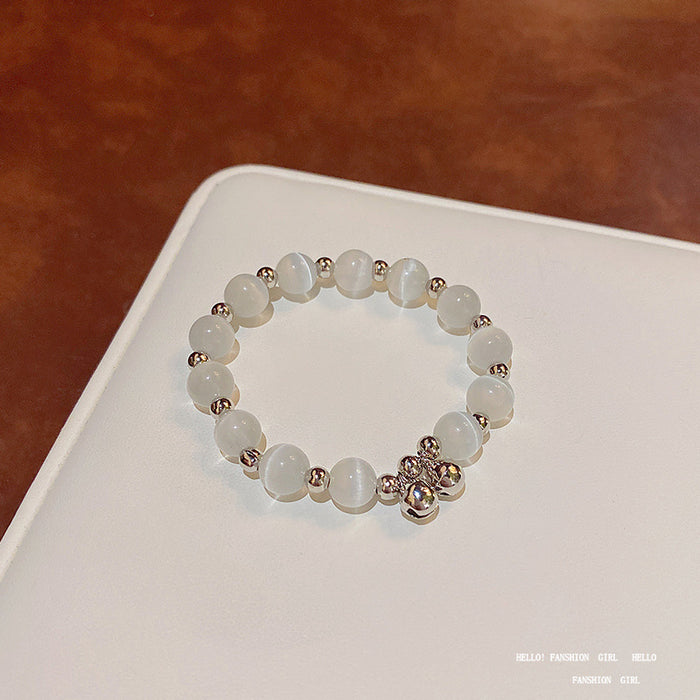 Wholesale Bracelet Opal Pearl Crystal Love Pendant Hand Jewelry JDC-BT-HanJ038