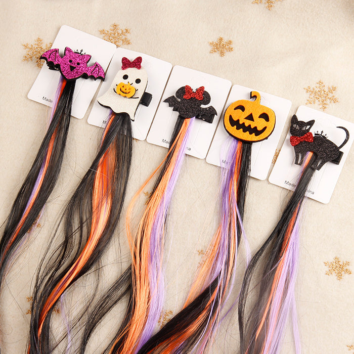 Clips de cabello al por mayor Decoración de Halloween MOQ2 JDC-HC-WEIF003