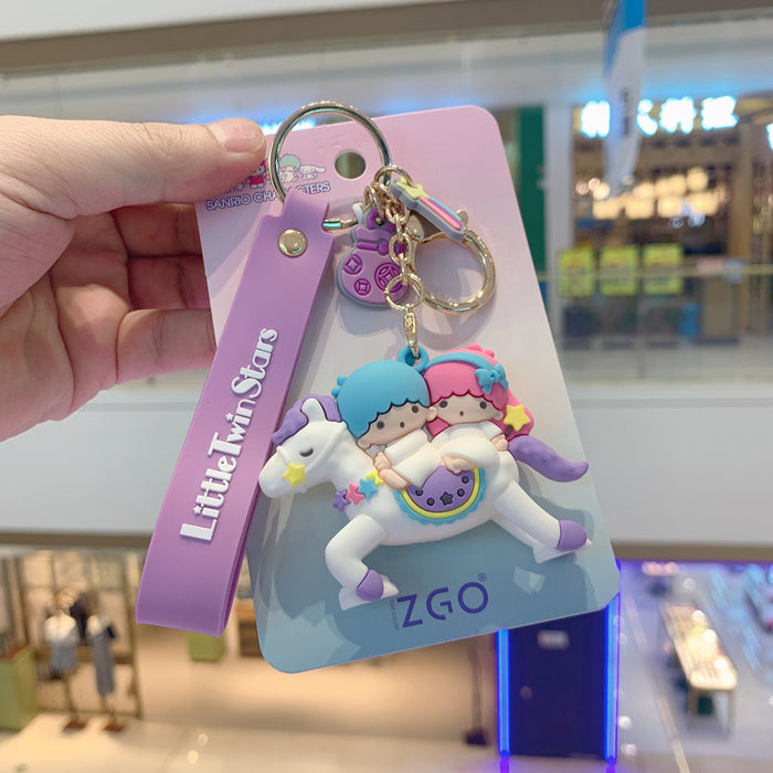Wholesale Keychains For Backpacks key chain creative cute small pendant bag pendant doll MOQ≥2 JDC-KC-Aolong024