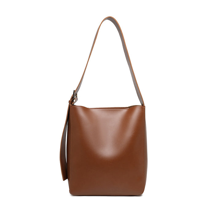 Wholesale Shoulder Bag PU Simple Bucket Bag Diagonal 2 Pieces JDC-SD-Ziyi005