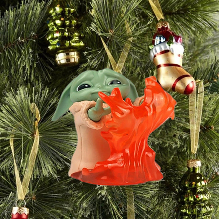Wholesale Acrylic Santa Pendant Car Ornament Christmas Tree Decoration (M) MOQ≥2 JDC-DCN-MingZ001