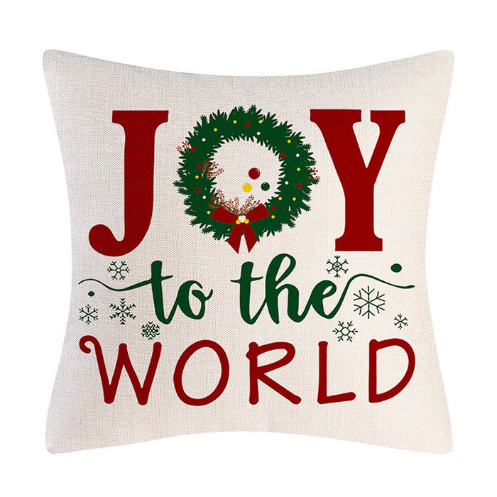 Wholesale Pillowcase Linen Christmas without pillow JDC-PW-Mengde013