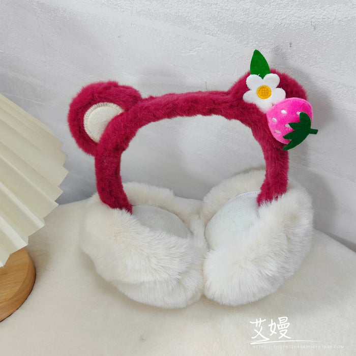 Wholesale Earmuff Plush Warm Winter Thick Cute Cartoon MOQ≥3 JDC-EF-AiMan001