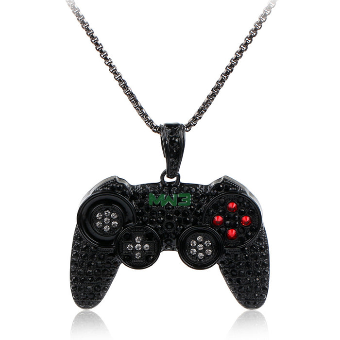 Wholesale Necklaces Alloy Crystal Game Controller JDC-NE-ZhuoX014