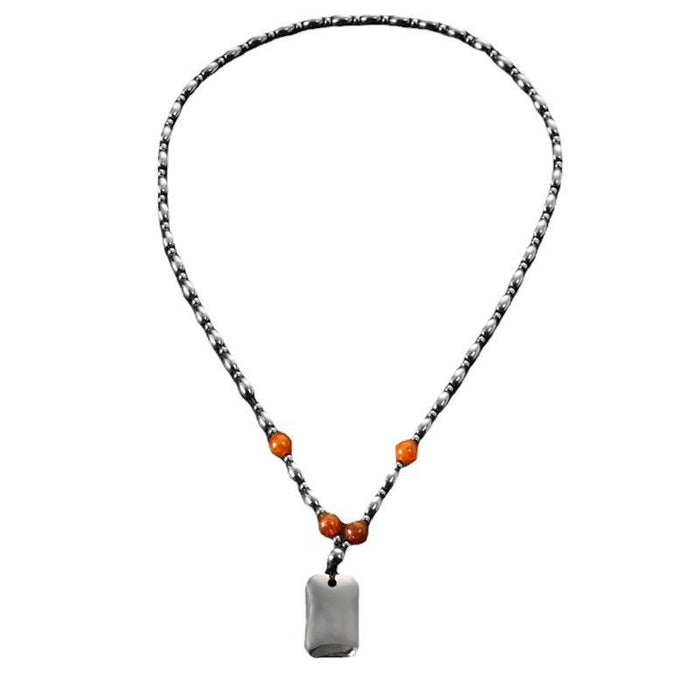 Wholesale Necklace Black Gallstone Agate Magnet Necklace JDC-NE-JinC001