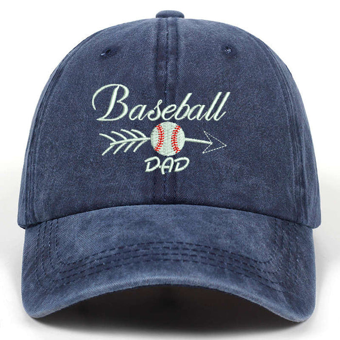 Coton de baseball brodé de baseball en gros coton Papa Papa Cap MOQ ≥2 JDC-FT-QIUXI002