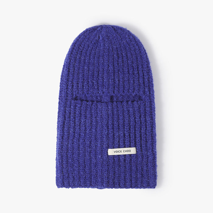 Hat de la lana al por mayor Winter Winter Warm Leaky Eyes Baotou Knited Hat JDC-FH-MAC005