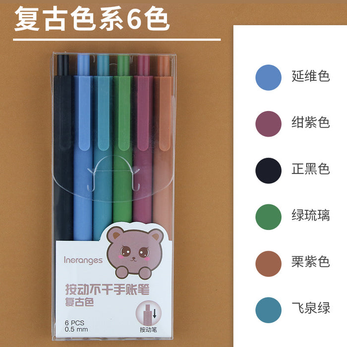 Wholesale Macaron Color Set Plastic Ballpoint Pen MOQ≥2 JDC-BP-LuDa003