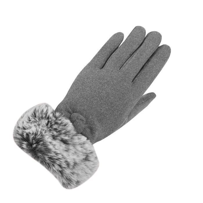 Wholesale Gloves Polyester Winter Warm Grows Outdoor Riding Touch Screen JDC-GS-DonH007