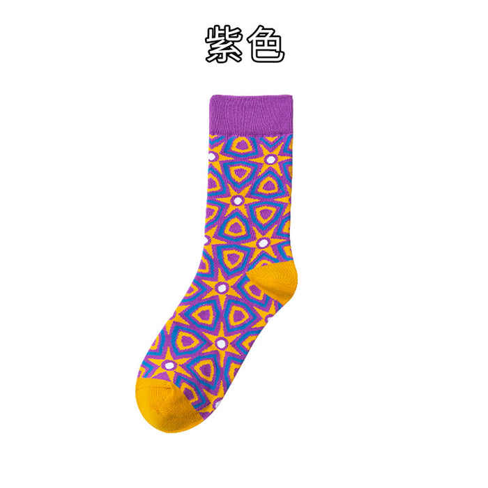 Wholesale socks summer pure cotton socks color MOQ≥2 JDC-SK-LinX002