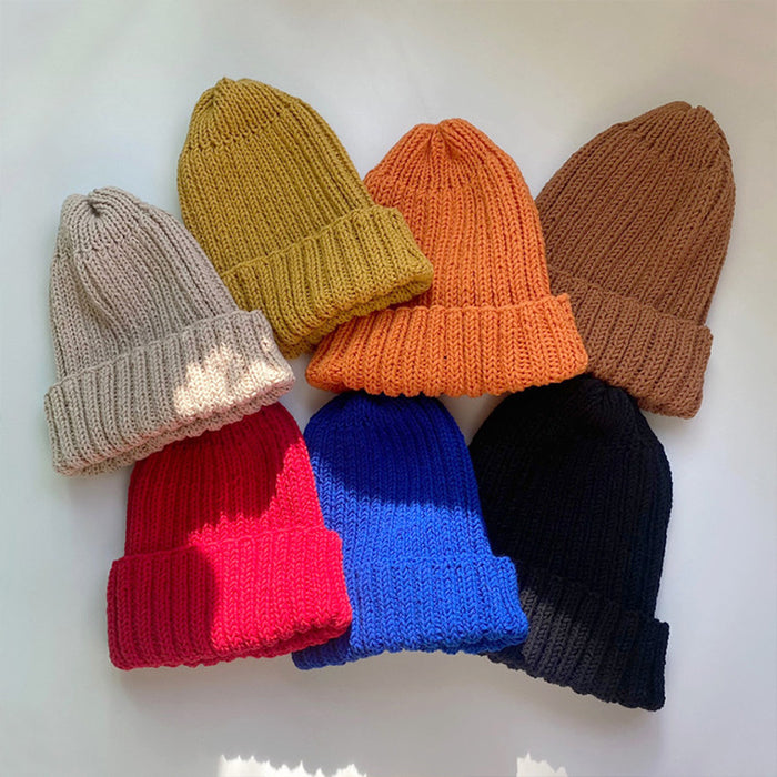 Wholesale Hat Acrylic Autumn/Winter Solid Color Warm Knitted Hat MOQ≥2 JDC-FH-Shenm003