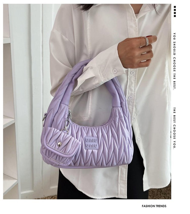Wholesale Shoulder Bag PU Sewing Zipper Diagonal Span JDC-SD-Zhengn001